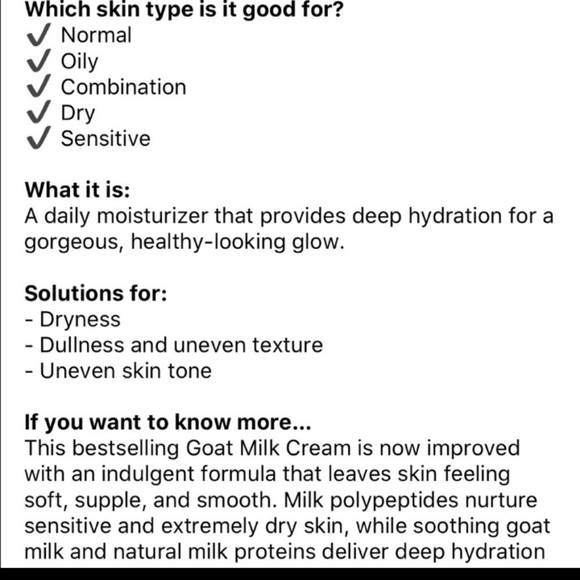 Goat Milk for Face - Picture 2 of 4